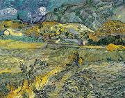 Vincent Van Gogh Landscape at Saint-Remy Spain oil painting artist